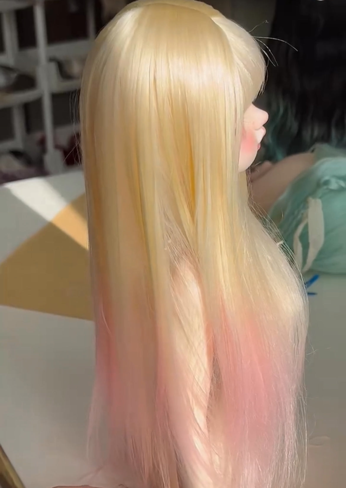 Nancy Deng - BJD Mo Hair Styled Wig