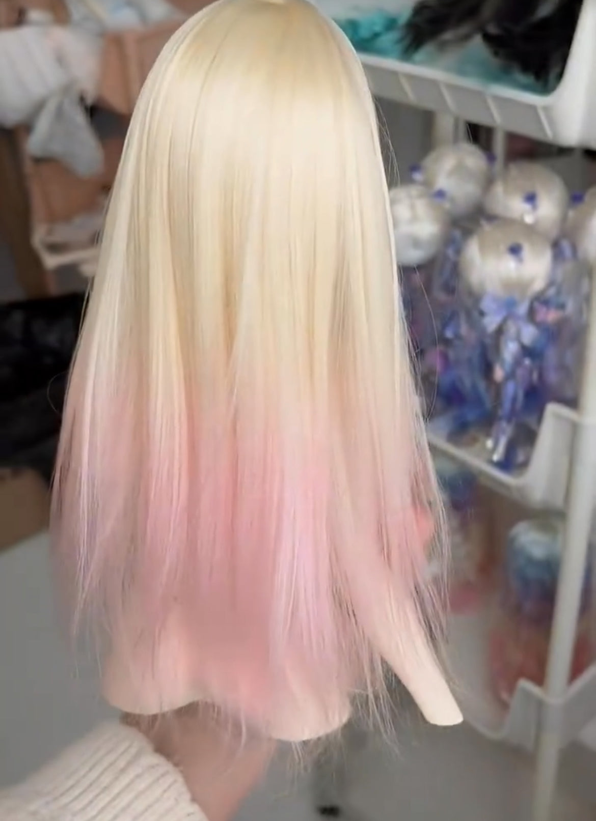 Nancy Deng - BJD Mo Hair Styled Wig